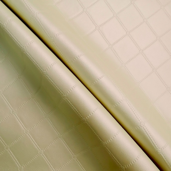 Trellis Leatherette FR Ivory